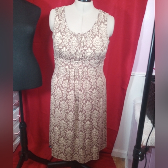 SKU 23W White Stag Sleeveless Dress - Picture 1 of 10